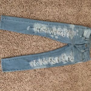 Hi-rise jeans